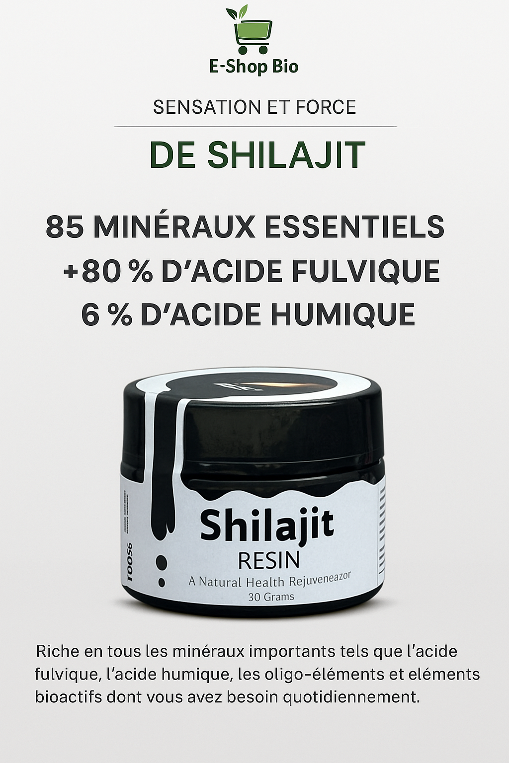 100% PURE HIMALAYAN SHILAJIT 50g