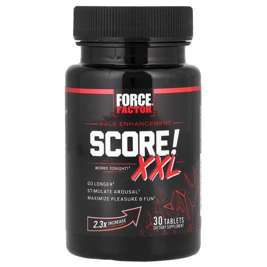 🇺🇸 Score ! XXL, Dure plus longtemps - Excitation - Oxyde nitrique multiplié par 2,3