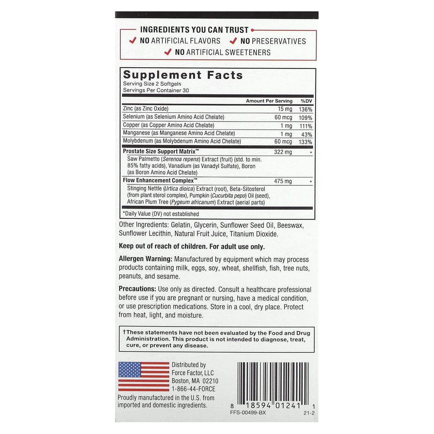 🇺🇸 Prostate, Solution naturelle pour la santé prostatique .